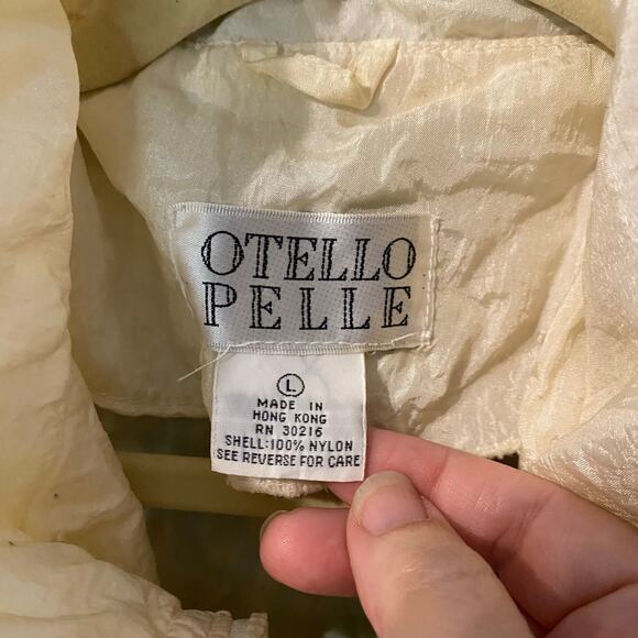 Vintage Otello Pelle 80s Pastel Lightning Windbreaker Jacket Size L Hong Kong - Picture 8 of 13